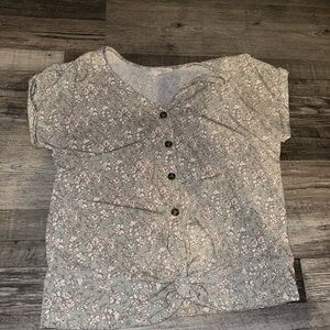 Floral Button-Up Shirt